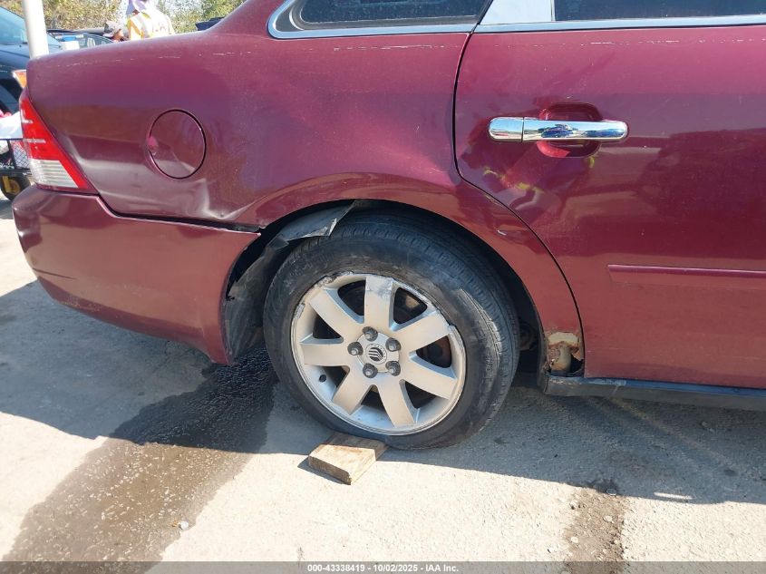 2005 Mercury Montego Luxury VIN: 1MEFM40155G609175 Lot: 43338419