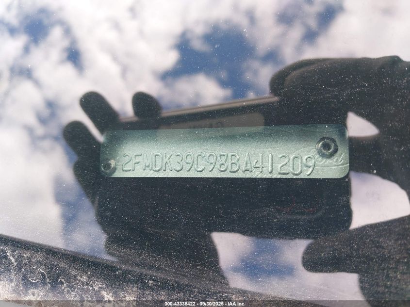 2008 Ford Edge Limited VIN: 2FMDK39C98BA41209 Lot: 43338422