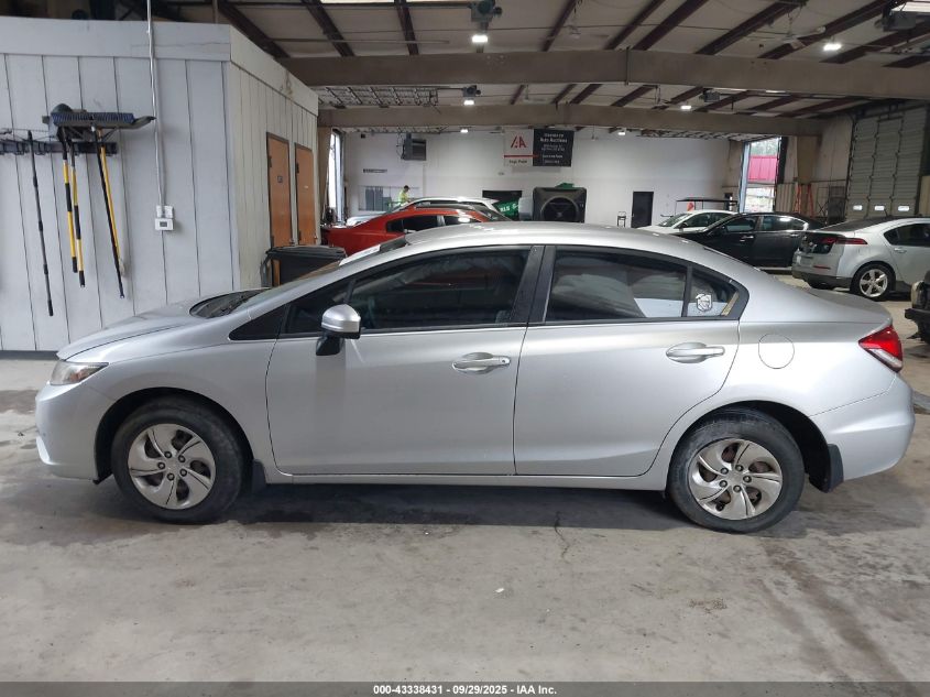 2014 Honda Civic Lx VIN: 19XFB2F53EE033298 Lot: 43338431
