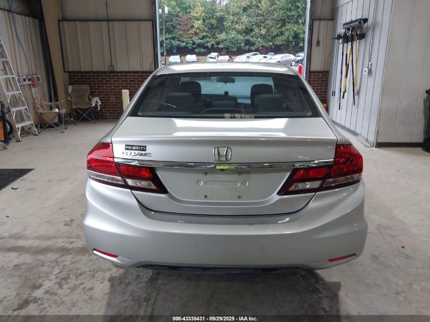 2014 Honda Civic Lx VIN: 19XFB2F53EE033298 Lot: 43338431