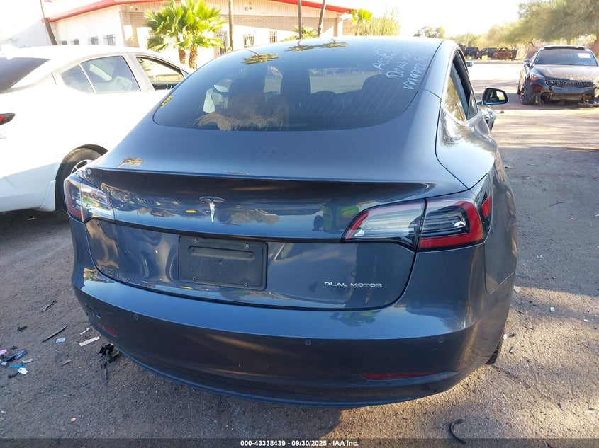 2020 TESLA MODEL 3 LONG RANGE DUAL MOTOR ALL-WHEEL DRIVE 5YJ3E1EB0LF786998