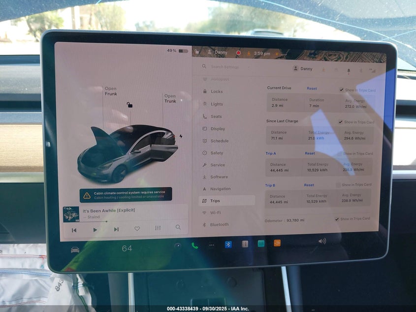 2020 TESLA MODEL 3 LONG RANGE DUAL MOTOR ALL-WHEEL DRIVE 5YJ3E1EB0LF786998