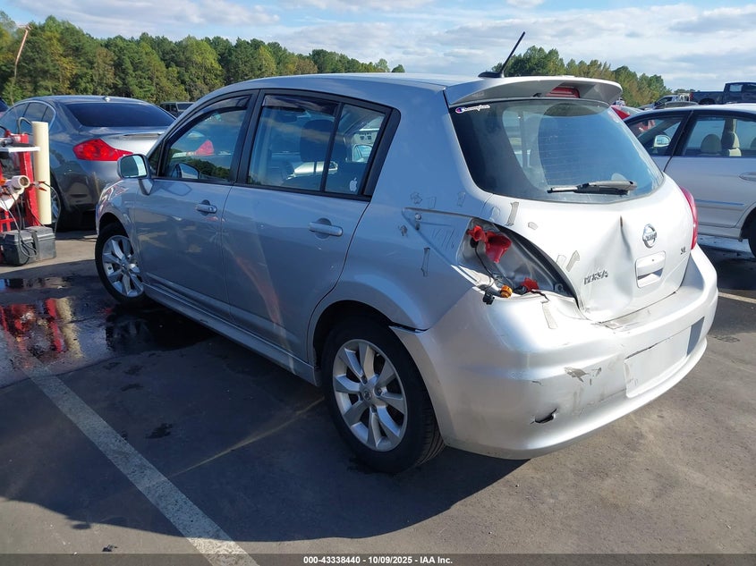 2012 Nissan Versa 1.8 Sl silver hatchback gasoline 3N1BC1CP8CK298585 photo #4