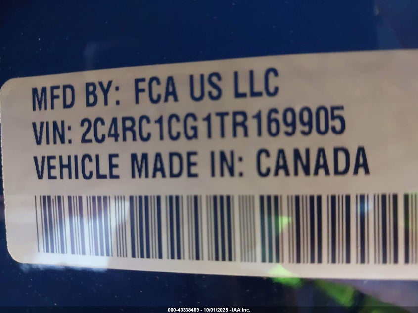 2C4RC1CG1TR169905 2026 CHRYSLER VOYAGER photo no. 5