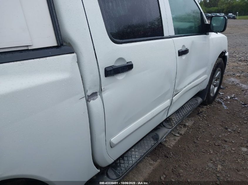 2014 Nissan Titan Sv VIN: 1N6BA0EK2EN502760 Lot: 43338491