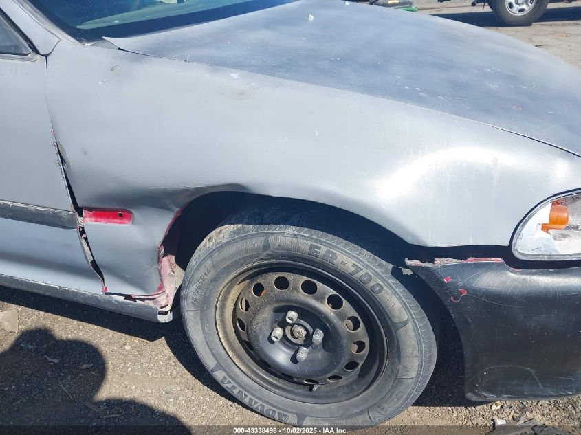 1995 Honda Civic Lx VIN: JHMEG8652SS017276 Lot: 43338498