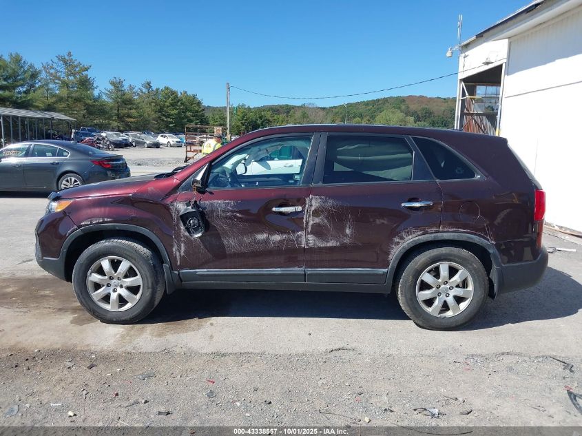 2013 Kia Sorento Lx VIN: 5XYKT3A1XDG379050 Lot: 43338557