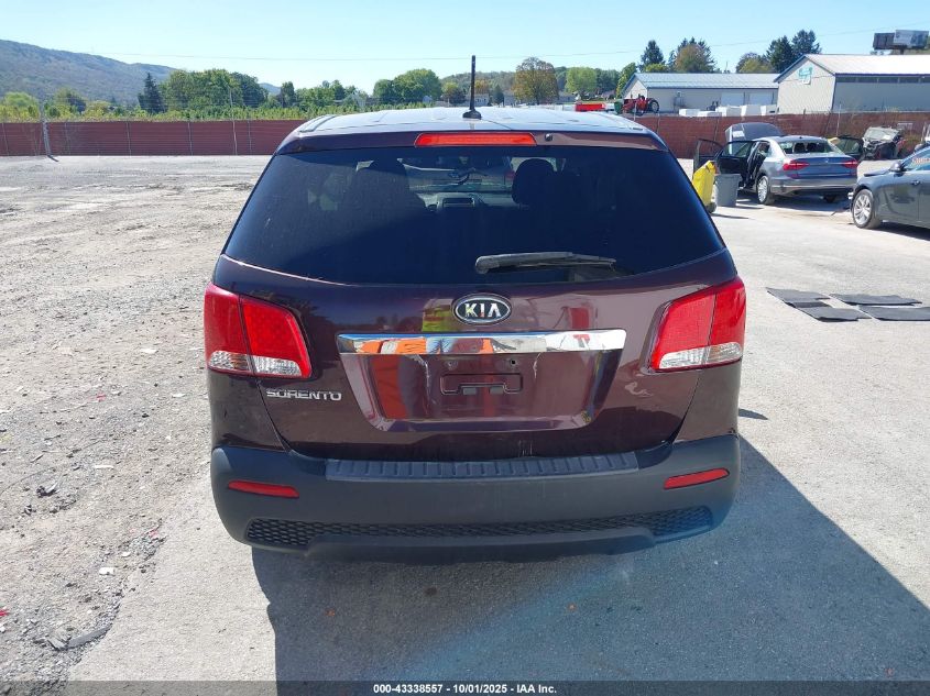 2013 Kia Sorento Lx VIN: 5XYKT3A1XDG379050 Lot: 43338557