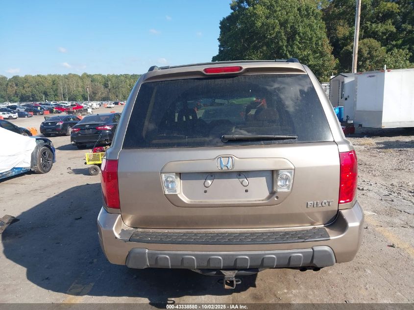 2003 Honda Pilot Ex VIN: 2HKYF18463H579548 Lot: 43338580