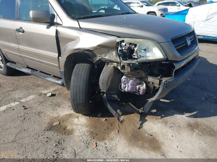 2003 Honda Pilot Ex VIN: 2HKYF18463H579548 Lot: 43338580