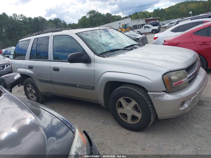 2004 Chevrolet Trailblazer Ls VIN: 1GNDS13S242133570 Lot: 43338621