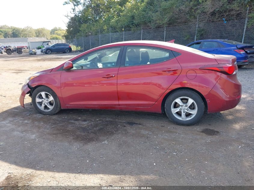 2014 Hyundai Elantra Se VIN: 5NPDH4AEXEH466668 Lot: 43338654