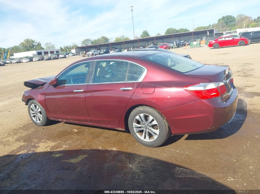 2013 Honda Accord Lx VIN: 1HGCR2F38DA180801 Lot: 43338655