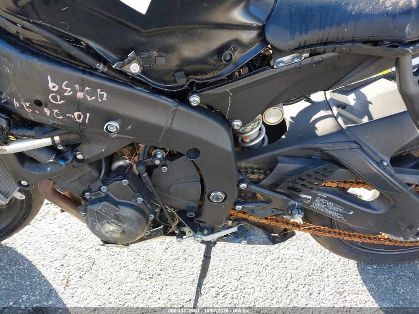 2020 Yamaha Yzfr6 VIN: JYARJ28EXLA006124 Lot: 43338661