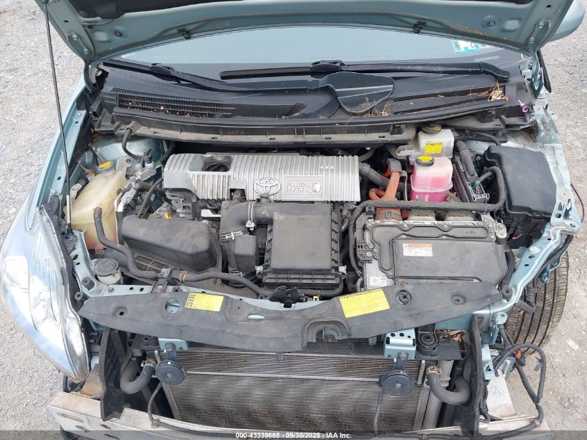 2013 Toyota Prius Plug-In VIN: JTDKN3DP0D3032342 Lot: 43338685