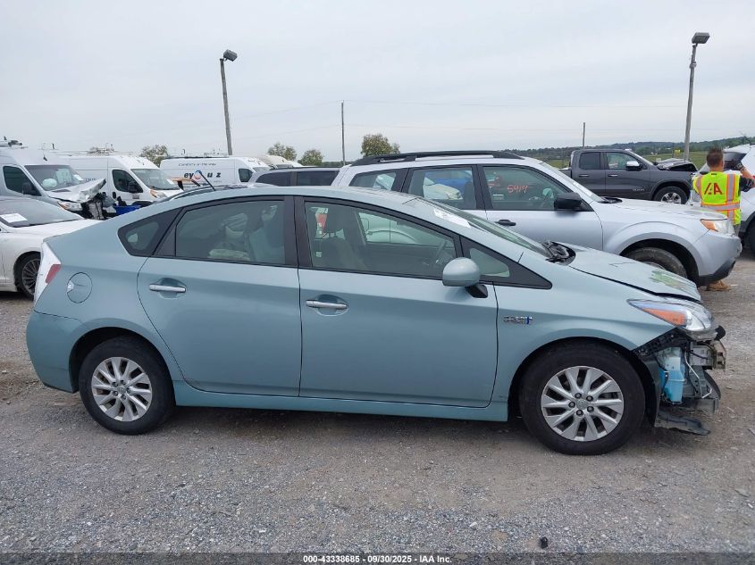 2013 Toyota Prius Plug-In VIN: JTDKN3DP0D3032342 Lot: 43338685