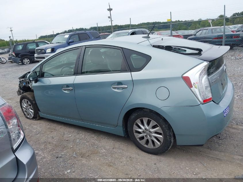 2013 Toyota Prius Plug-In VIN: JTDKN3DP0D3032342 Lot: 43338685