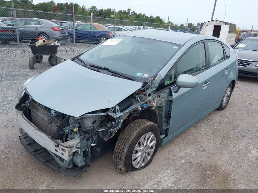 2013 Toyota Prius Plug-In VIN: JTDKN3DP0D3032342 Lot: 43338685