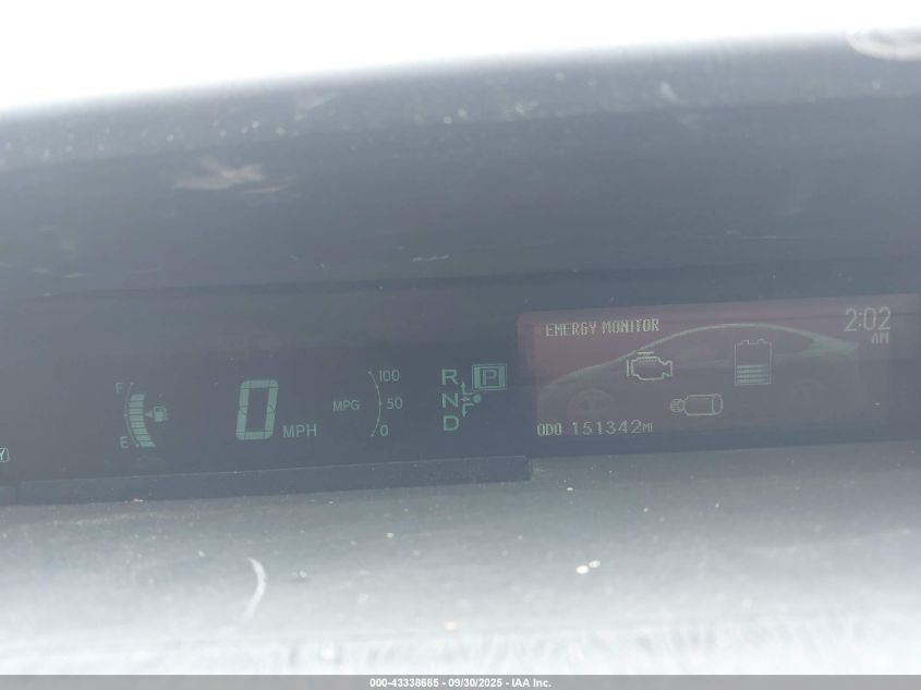 2013 Toyota Prius Plug-In VIN: JTDKN3DP0D3032342 Lot: 43338685