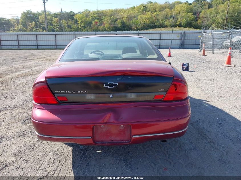 1995 Chevrolet Monte Carlo Ls VIN: 2G1WW12M3S9312779 Lot: 43338688