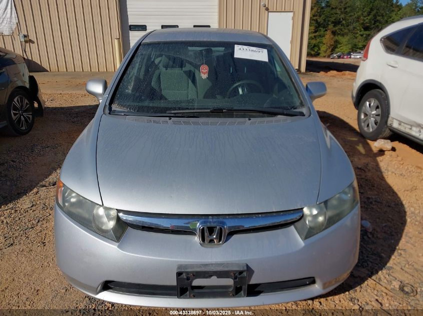 2007 Honda Civic Lx VIN: 1HGFA16587L127900 Lot: 43338697