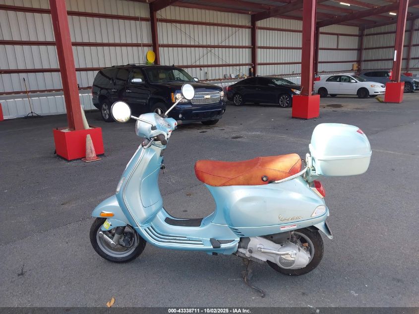 2006 Vespa Lx 150 VIN: ZAPM448F865003731 Lot: 43338711