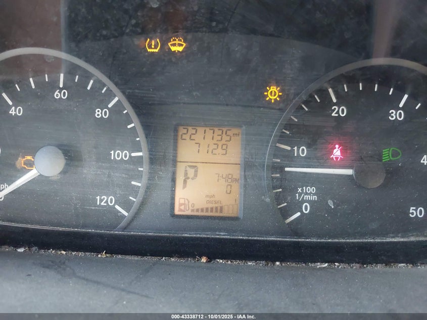 2012 Mercedes-Benz Sprinter 2500 High Roof VIN: WD3PE8CB7C5696482 Lot: 43338712