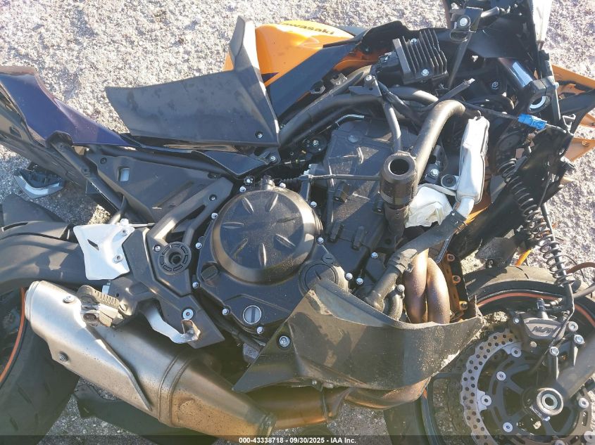 2025 Kawasaki Ex650 P VIN: ML5EXEP16SDAE5672 Lot: 43338718