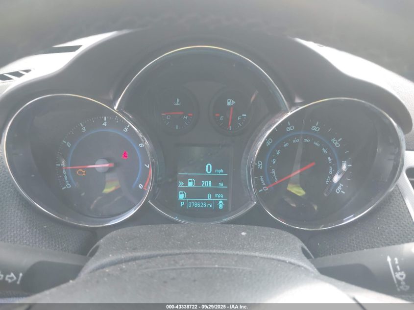 2012 Chevrolet Cruze Ltz VIN: 1G1PH5SC0C7292507 Lot: 43338722