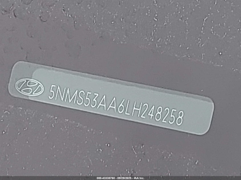 2020 HYUNDAI SANTA FE LIMITED 2.0T - 5NMS53AA6LH248258