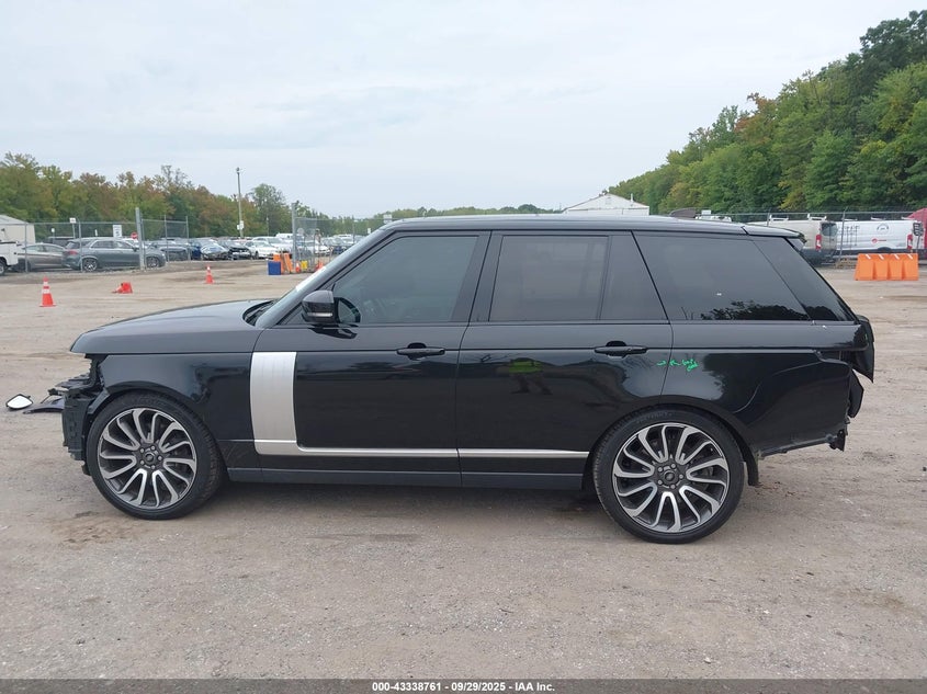2019 Land Rover Range Rover 5.0L V8 Supercharged VIN: SALGS2RE6KA562378 Lot: 43338761