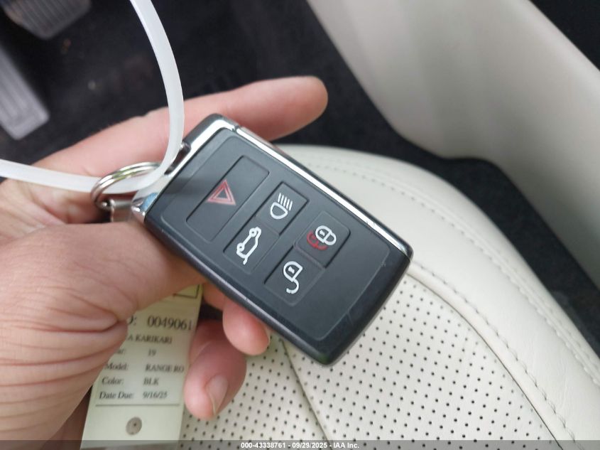 2019 Land Rover Range Rover 5.0L V8 Supercharged VIN: SALGS2RE6KA562378 Lot: 43338761