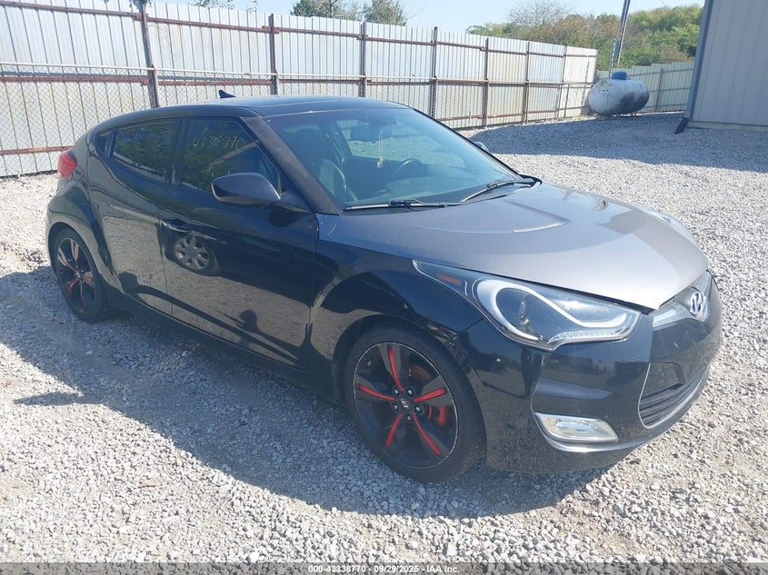 2013 HYUNDAI VELOSTER BASE W/BLACK - KMHTC6AD6DU164467