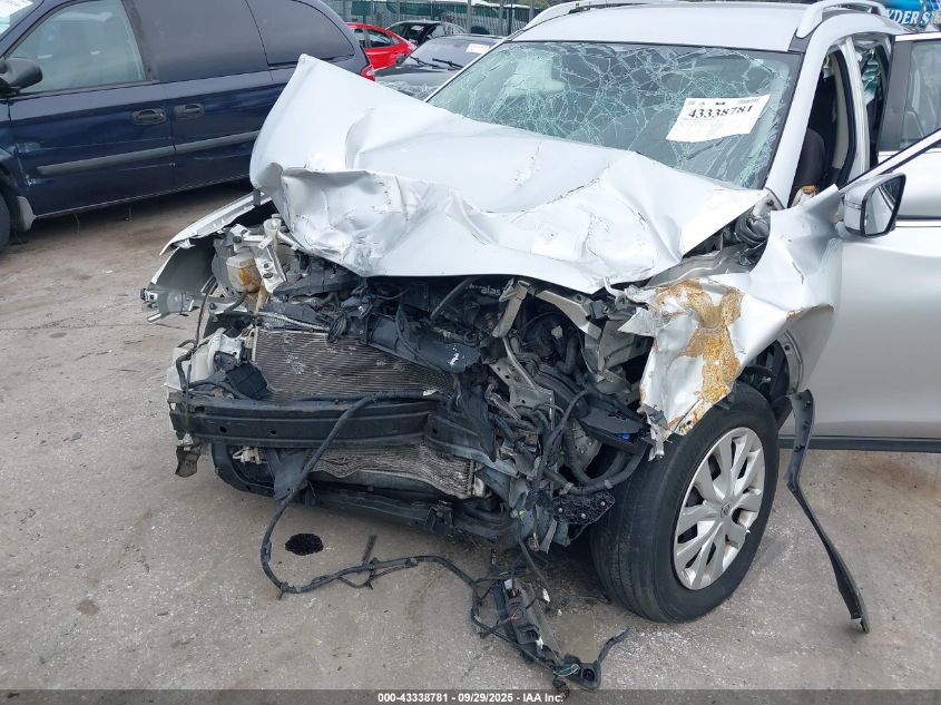 2016 Nissan Rogue S VIN: KNMAT2MV8GP707684 Lot: 43338781