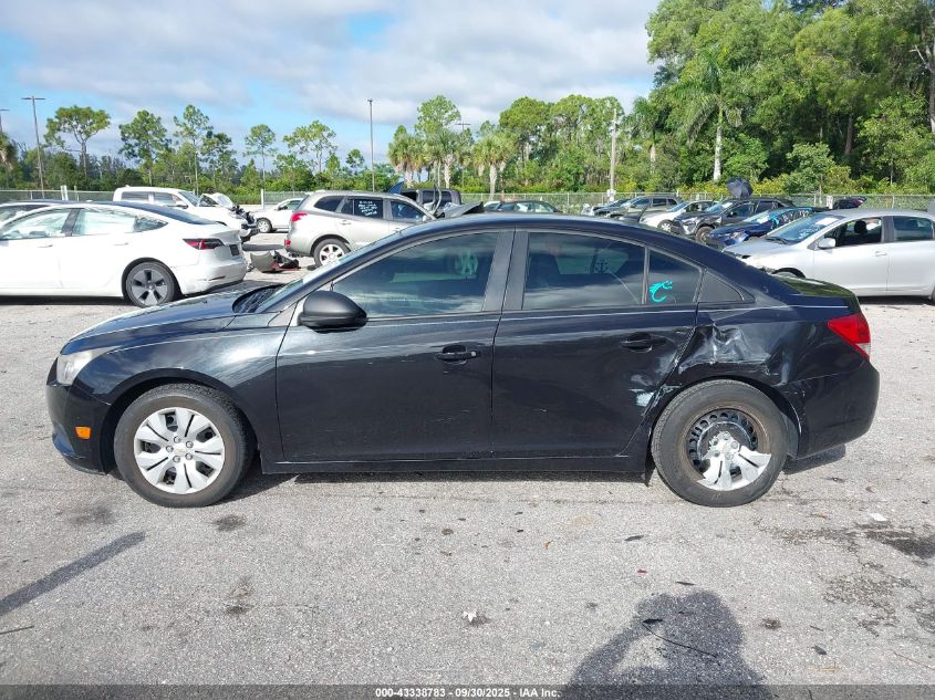 2014 Chevrolet Cruze Ls Auto VIN: 1G1PA5SH9E7479991 Lot: 43338783