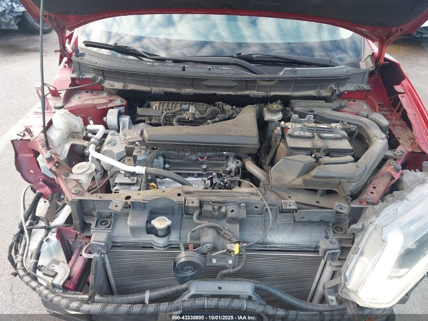 2017 Nissan Rogue Sv VIN: JN8AT2MT8HW384019 Lot: 43338900