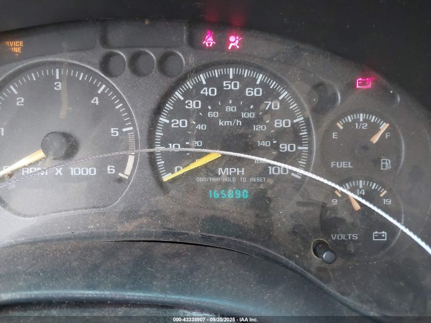 2001 Chevrolet Blazer Xtreme VIN: 1GNCS18W51K189439 Lot: 43338907