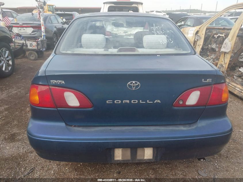 1998 Toyota Corolla Le VIN: 1NXBR18E0WZ092468 Lot: 43338911