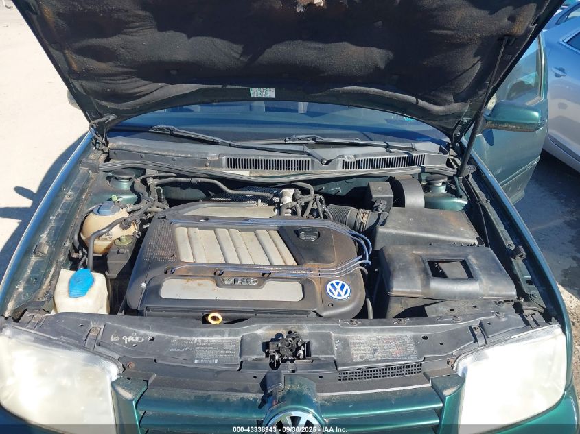 1999 Volkswagen Jetta Gls Vr6 VIN: 3VWSE29M6XM036095 Lot: 43338943