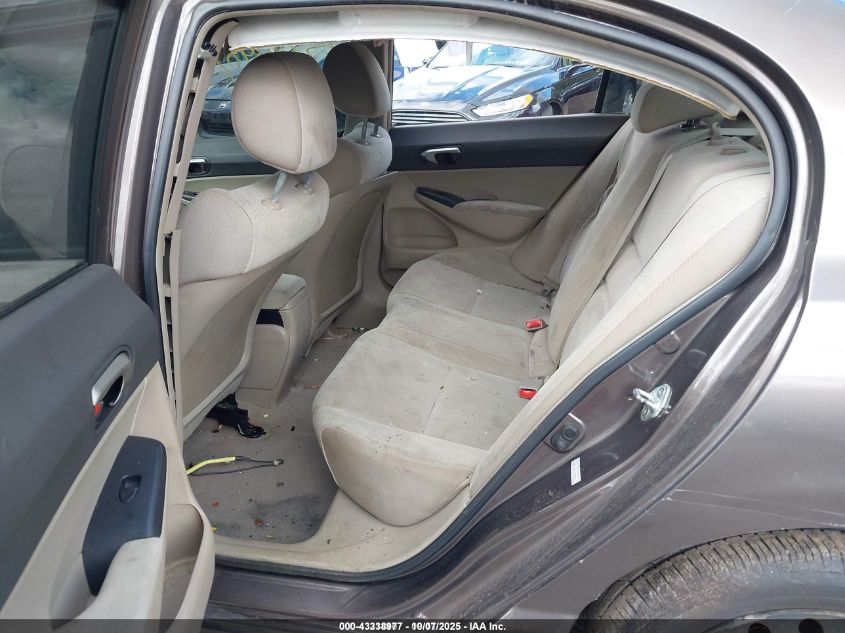 2009 Honda Civic Lx VIN: 2HGFA165X9H537873 Lot: 43338977