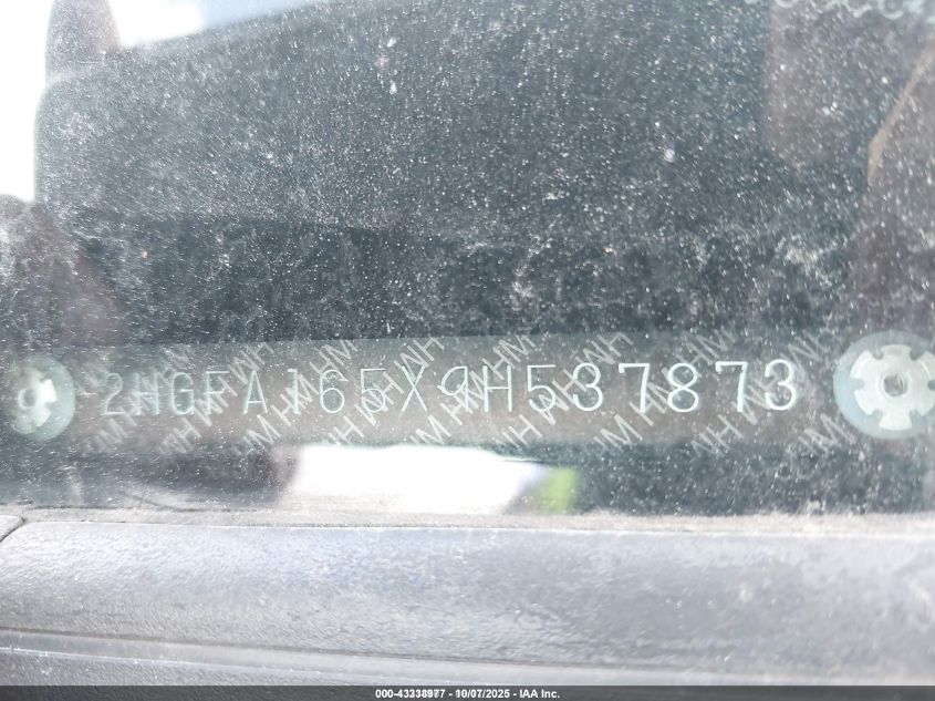 2009 Honda Civic Lx VIN: 2HGFA165X9H537873 Lot: 43338977