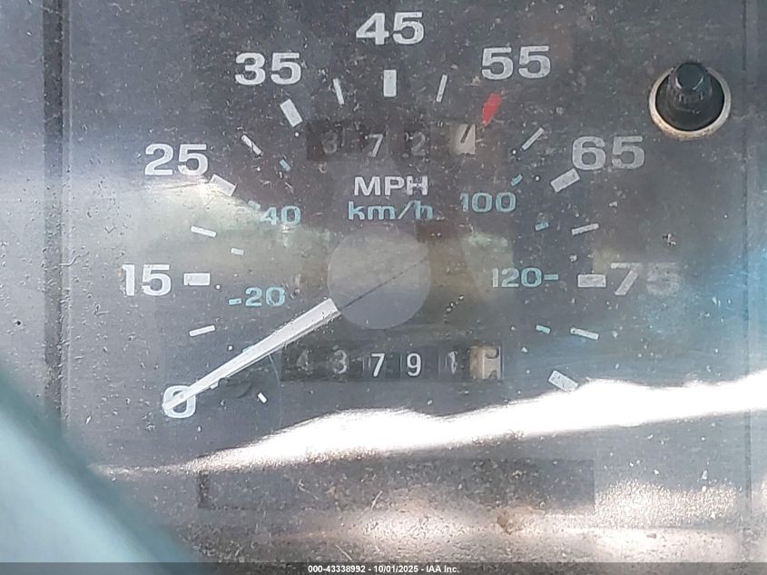 1993 Ford Ranger VIN: 1FTCR10A7PPA71862 Lot: 43338992