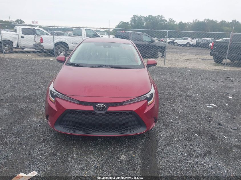 2022 Toyota Corolla Le VIN: 5YFEPMAE3NP387059 Lot: 43339064