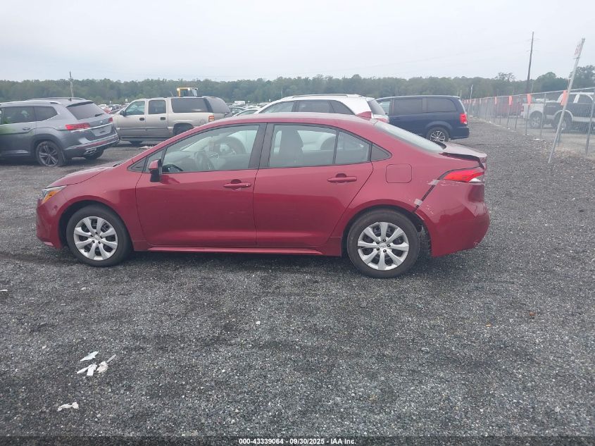 2022 Toyota Corolla Le VIN: 5YFEPMAE3NP387059 Lot: 43339064