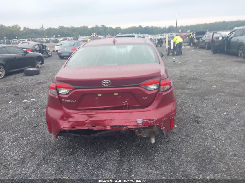 2022 Toyota Corolla Le VIN: 5YFEPMAE3NP387059 Lot: 43339064