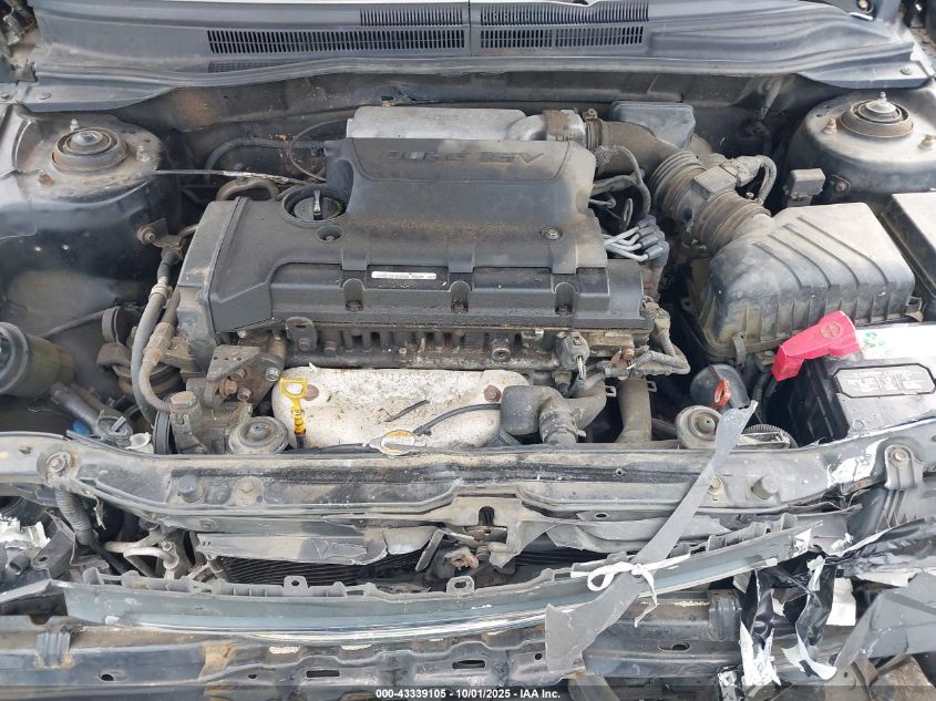 2008 Kia Spectra Lx VIN: KNAFE121685502739 Lot: 43339105