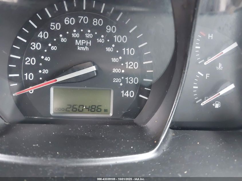 2008 Kia Spectra Lx VIN: KNAFE121685502739 Lot: 43339105