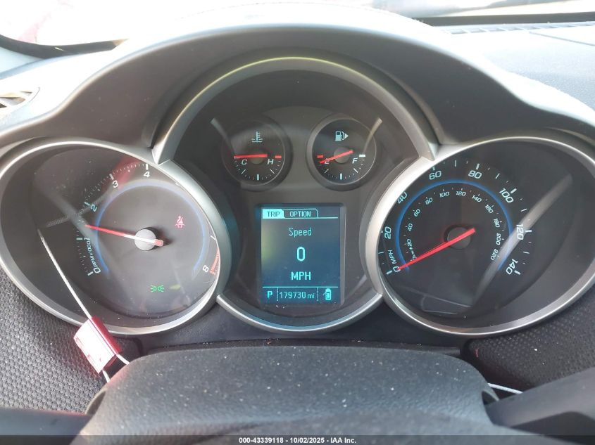 2013 Chevrolet Cruze 1Lt Auto VIN: 1G1PC5SB6D7265416 Lot: 43339118