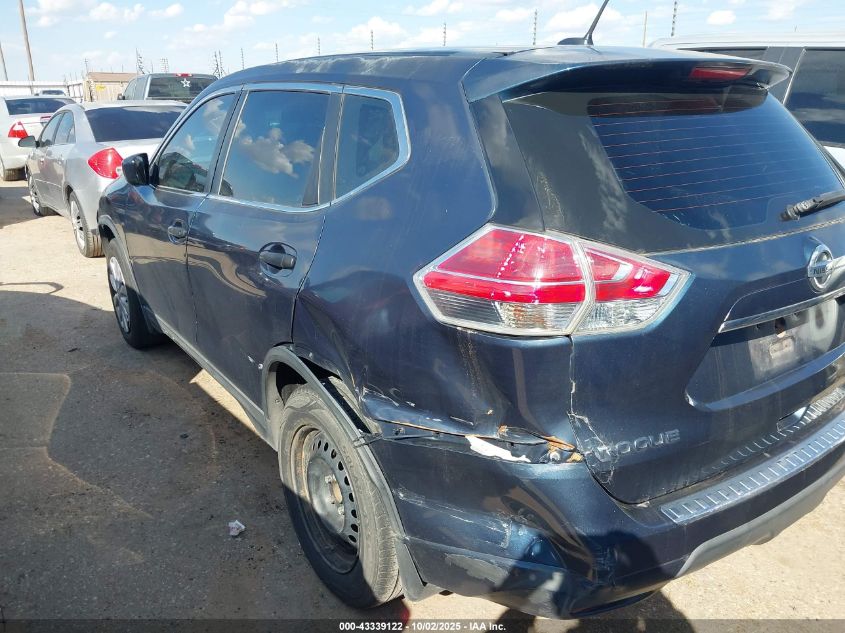 2016 Nissan Rogue S VIN: KNMAT2MT1GP612544 Lot: 43339122