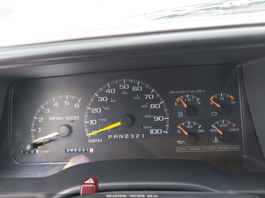 1998 GMC Sierra 1500 Sl Wideside VIN: 2GTEC19R0W1548193 Lot: 43339168